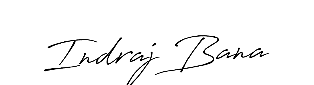 Best and Professional Signature Style for Indraj Bana. Antro_Vectra_Bolder Best Signature Style Collection. Indraj Bana signature style 7 images and pictures png