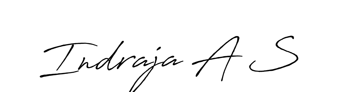 Also we have Indraja A S name is the best signature style. Create professional handwritten signature collection using Antro_Vectra_Bolder autograph style. Indraja A S signature style 7 images and pictures png