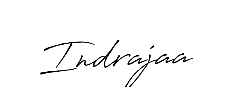 Use a signature maker to create a handwritten signature online. With this signature software, you can design (Antro_Vectra_Bolder) your own signature for name Indrajaa. Indrajaa signature style 7 images and pictures png