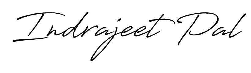 The best way (Antro_Vectra_Bolder) to make a short signature is to pick only two or three words in your name. For converting this name Indrajeet Pal. Indrajeet Pal signature style 7 images and pictures png