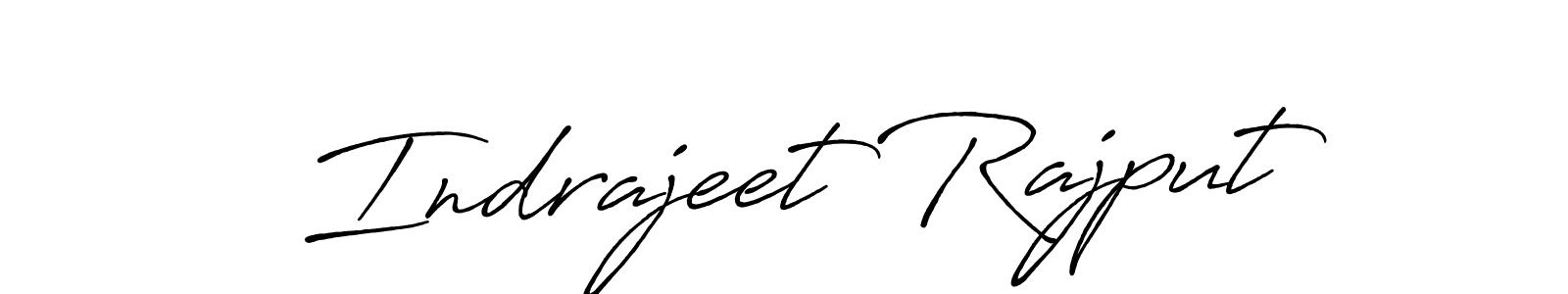 Design your own signature with our free online signature maker. With this signature software, you can create a handwritten (Antro_Vectra_Bolder) signature for name Indrajeet Rajput. Indrajeet Rajput signature style 7 images and pictures png