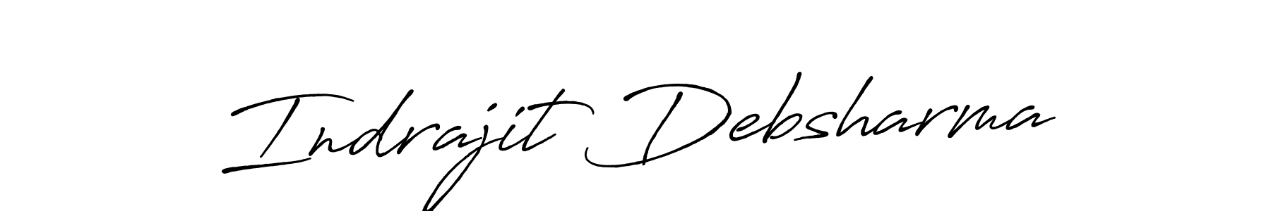 The best way (Antro_Vectra_Bolder) to make a short signature is to pick only two or three words in your name. The name Indrajit Debsharma include a total of six letters. For converting this name. Indrajit Debsharma signature style 7 images and pictures png