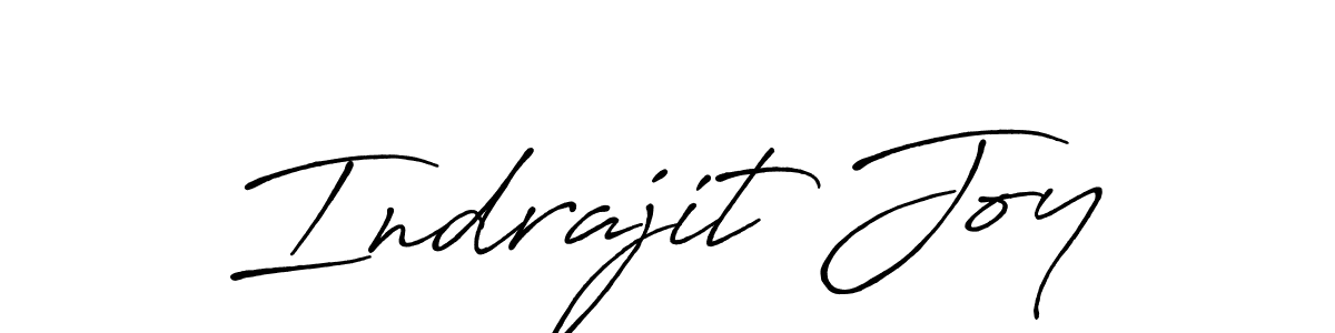 Also we have Indrajit Joy name is the best signature style. Create professional handwritten signature collection using Antro_Vectra_Bolder autograph style. Indrajit Joy signature style 7 images and pictures png