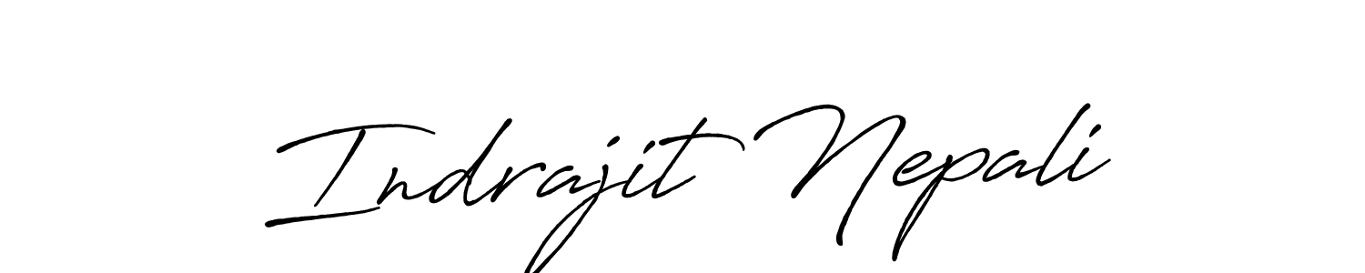 How to Draw Indrajit Nepali signature style? Antro_Vectra_Bolder is a latest design signature styles for name Indrajit Nepali. Indrajit Nepali signature style 7 images and pictures png