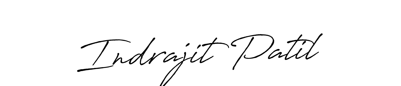 Indrajit Patil stylish signature style. Best Handwritten Sign (Antro_Vectra_Bolder) for my name. Handwritten Signature Collection Ideas for my name Indrajit Patil. Indrajit Patil signature style 7 images and pictures png