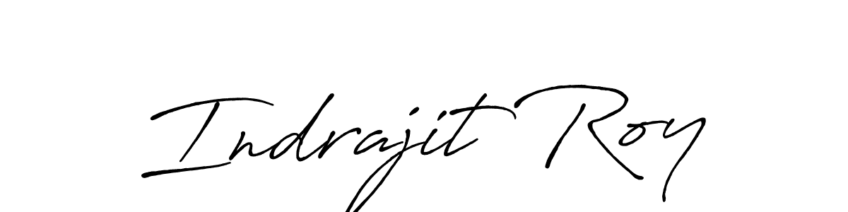 Create a beautiful signature design for name Indrajit Roy. With this signature (Antro_Vectra_Bolder) fonts, you can make a handwritten signature for free. Indrajit Roy signature style 7 images and pictures png