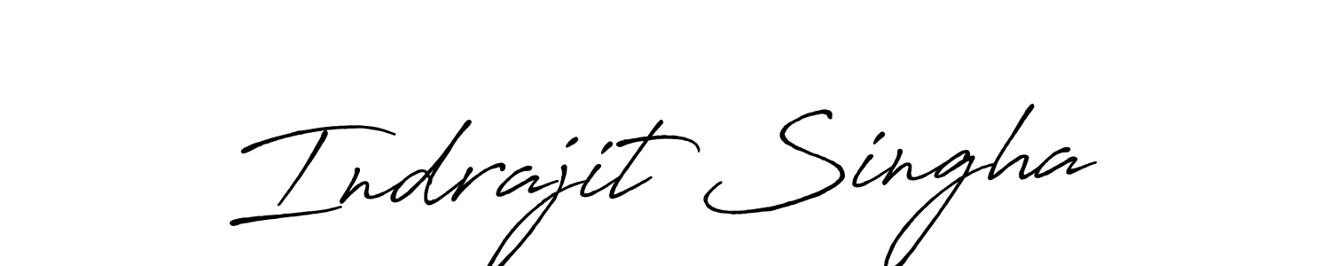 This is the best signature style for the Indrajit Singha name. Also you like these signature font (Antro_Vectra_Bolder). Mix name signature. Indrajit Singha signature style 7 images and pictures png