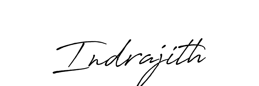 How to make Indrajith signature? Antro_Vectra_Bolder is a professional autograph style. Create handwritten signature for Indrajith name. Indrajith signature style 7 images and pictures png