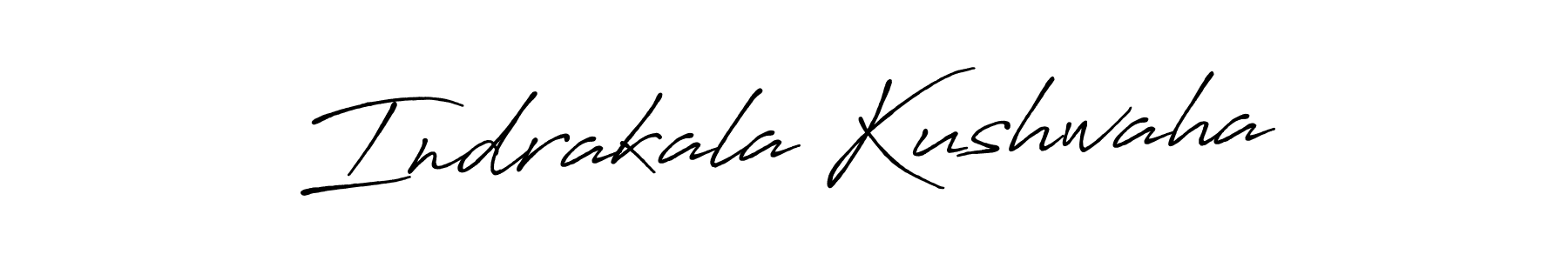 Once you've used our free online signature maker to create your best signature Antro_Vectra_Bolder style, it's time to enjoy all of the benefits that Indrakala Kushwaha name signing documents. Indrakala Kushwaha signature style 7 images and pictures png