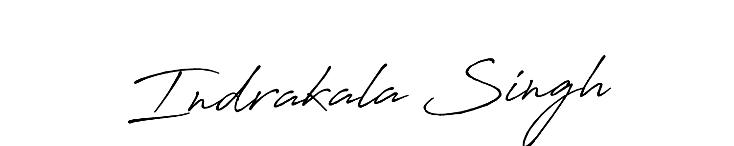 Indrakala Singh stylish signature style. Best Handwritten Sign (Antro_Vectra_Bolder) for my name. Handwritten Signature Collection Ideas for my name Indrakala Singh. Indrakala Singh signature style 7 images and pictures png