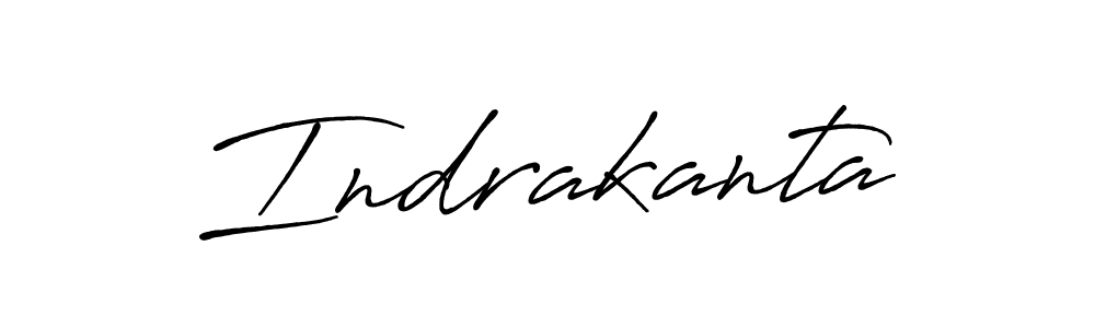 How to make Indrakanta name signature. Use Antro_Vectra_Bolder style for creating short signs online. This is the latest handwritten sign. Indrakanta signature style 7 images and pictures png