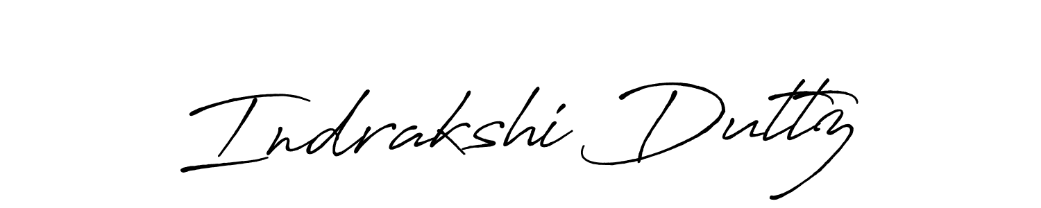 You should practise on your own different ways (Antro_Vectra_Bolder) to write your name (Indrakshi Duttz) in signature. don't let someone else do it for you. Indrakshi Duttz signature style 7 images and pictures png