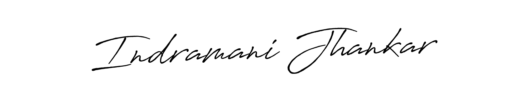 Similarly Antro_Vectra_Bolder is the best handwritten signature design. Signature creator online .You can use it as an online autograph creator for name Indramani Jhankar. Indramani Jhankar signature style 7 images and pictures png