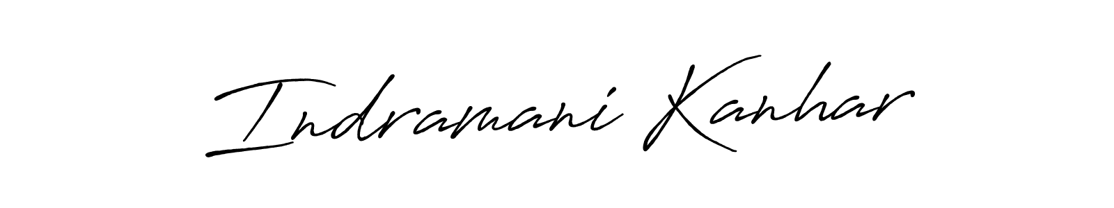 It looks lik you need a new signature style for name Indramani Kanhar. Design unique handwritten (Antro_Vectra_Bolder) signature with our free signature maker in just a few clicks. Indramani Kanhar signature style 7 images and pictures png