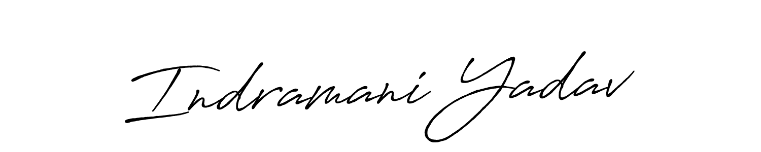 It looks lik you need a new signature style for name Indramani Yadav. Design unique handwritten (Antro_Vectra_Bolder) signature with our free signature maker in just a few clicks. Indramani Yadav signature style 7 images and pictures png