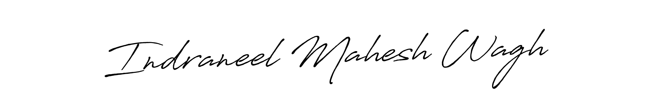 Indraneel Mahesh Wagh stylish signature style. Best Handwritten Sign (Antro_Vectra_Bolder) for my name. Handwritten Signature Collection Ideas for my name Indraneel Mahesh Wagh. Indraneel Mahesh Wagh signature style 7 images and pictures png