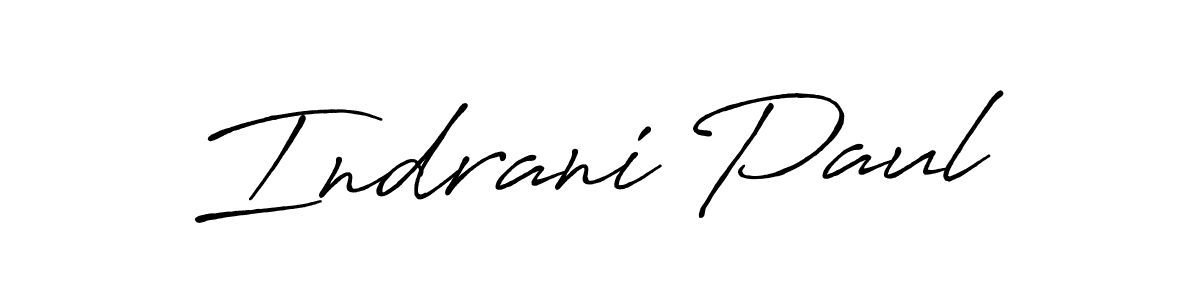 if you are searching for the best signature style for your name Indrani Paul. so please give up your signature search. here we have designed multiple signature styles  using Antro_Vectra_Bolder. Indrani Paul signature style 7 images and pictures png