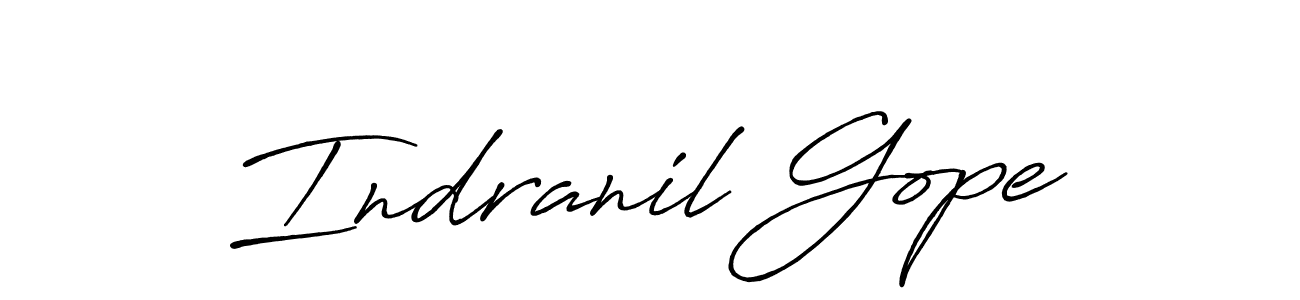 Also You can easily find your signature by using the search form. We will create Indranil Gope name handwritten signature images for you free of cost using Antro_Vectra_Bolder sign style. Indranil Gope signature style 7 images and pictures png