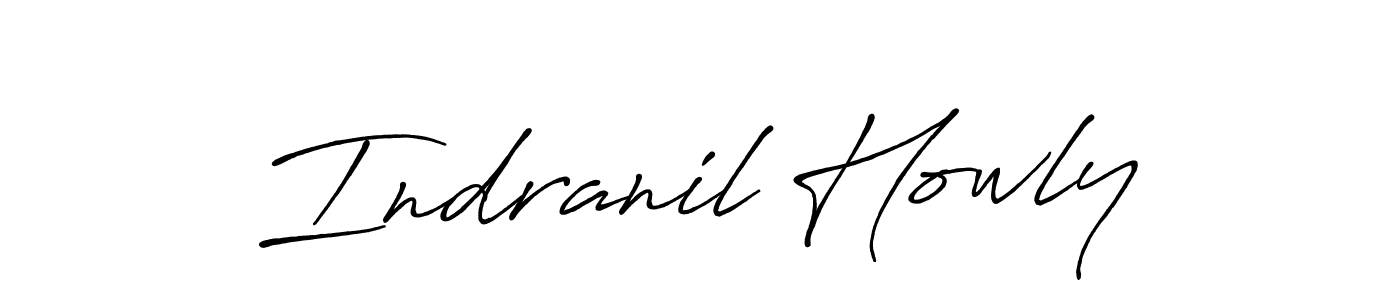 Create a beautiful signature design for name Indranil Howly. With this signature (Antro_Vectra_Bolder) fonts, you can make a handwritten signature for free. Indranil Howly signature style 7 images and pictures png