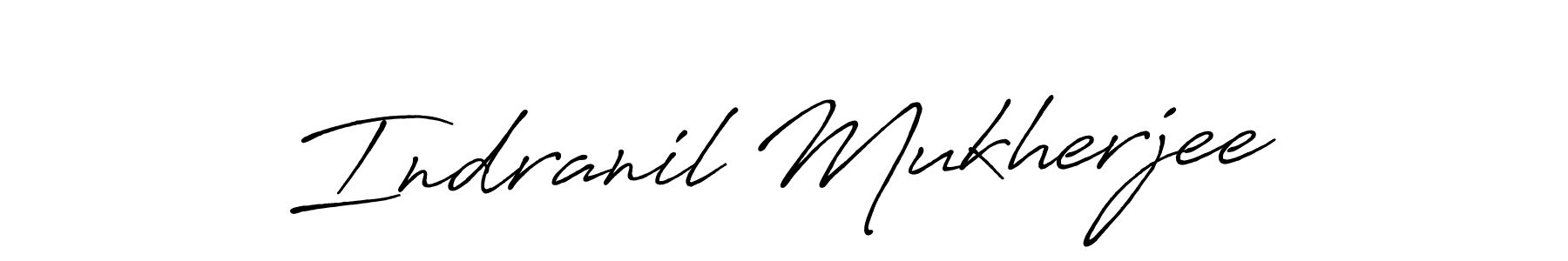 Design your own signature with our free online signature maker. With this signature software, you can create a handwritten (Antro_Vectra_Bolder) signature for name Indranil Mukherjee. Indranil Mukherjee signature style 7 images and pictures png