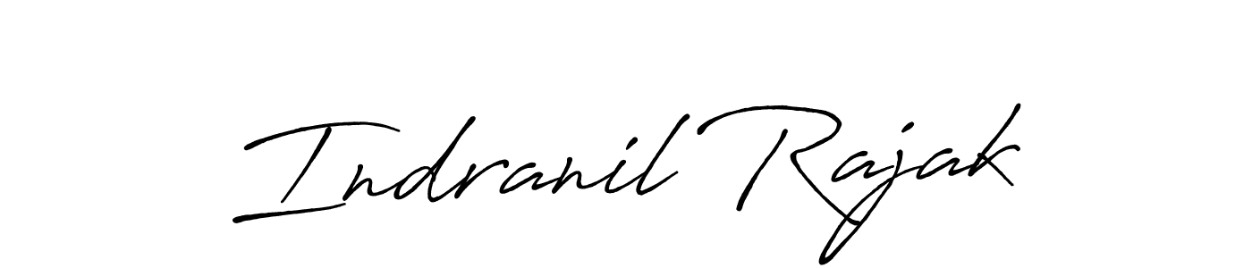 Indranil Rajak stylish signature style. Best Handwritten Sign (Antro_Vectra_Bolder) for my name. Handwritten Signature Collection Ideas for my name Indranil Rajak. Indranil Rajak signature style 7 images and pictures png