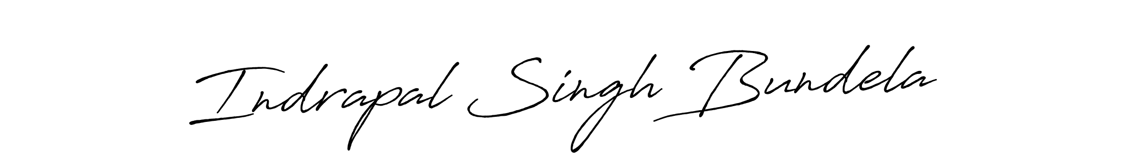 Also we have Indrapal Singh Bundela name is the best signature style. Create professional handwritten signature collection using Antro_Vectra_Bolder autograph style. Indrapal Singh Bundela signature style 7 images and pictures png