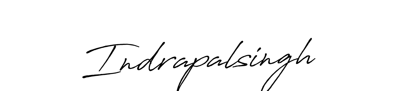 Create a beautiful signature design for name Indrapalsingh. With this signature (Antro_Vectra_Bolder) fonts, you can make a handwritten signature for free. Indrapalsingh signature style 7 images and pictures png