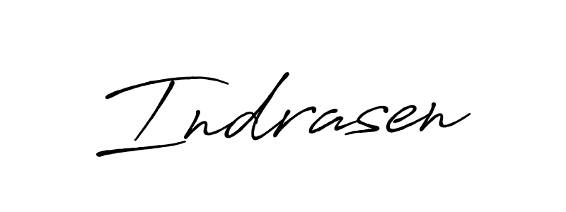 Indrasen stylish signature style. Best Handwritten Sign (Antro_Vectra_Bolder) for my name. Handwritten Signature Collection Ideas for my name Indrasen. Indrasen signature style 7 images and pictures png