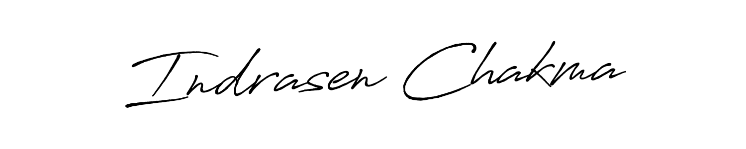 Use a signature maker to create a handwritten signature online. With this signature software, you can design (Antro_Vectra_Bolder) your own signature for name Indrasen Chakma. Indrasen Chakma signature style 7 images and pictures png