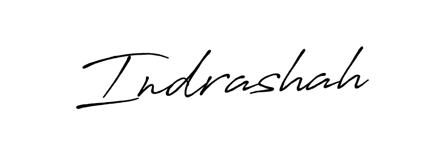 It looks lik you need a new signature style for name Indrashah. Design unique handwritten (Antro_Vectra_Bolder) signature with our free signature maker in just a few clicks. Indrashah signature style 7 images and pictures png