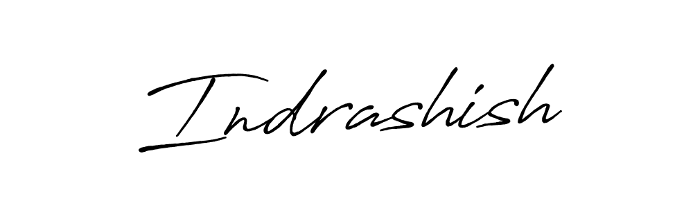 How to make Indrashish signature? Antro_Vectra_Bolder is a professional autograph style. Create handwritten signature for Indrashish name. Indrashish signature style 7 images and pictures png