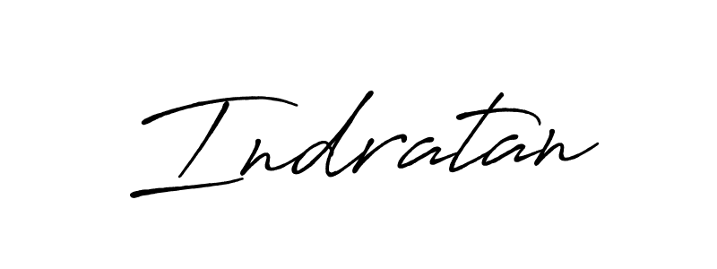 Make a beautiful signature design for name Indratan. With this signature (Antro_Vectra_Bolder) style, you can create a handwritten signature for free. Indratan signature style 7 images and pictures png