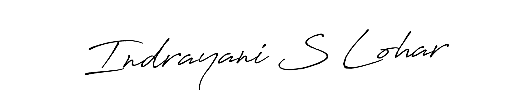 Make a beautiful signature design for name Indrayani S Lohar. With this signature (Antro_Vectra_Bolder) style, you can create a handwritten signature for free. Indrayani S Lohar signature style 7 images and pictures png