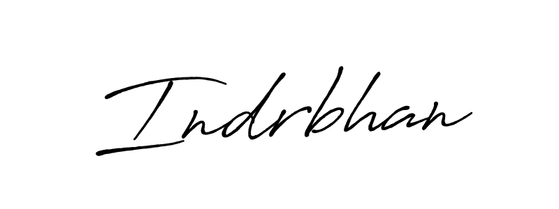 How to make Indrbhan signature? Antro_Vectra_Bolder is a professional autograph style. Create handwritten signature for Indrbhan name. Indrbhan signature style 7 images and pictures png