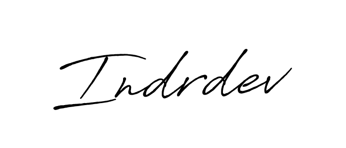 Similarly Antro_Vectra_Bolder is the best handwritten signature design. Signature creator online .You can use it as an online autograph creator for name Indrdev. Indrdev signature style 7 images and pictures png