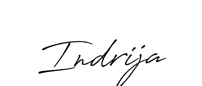 Make a beautiful signature design for name Indrija. Use this online signature maker to create a handwritten signature for free. Indrija signature style 7 images and pictures png