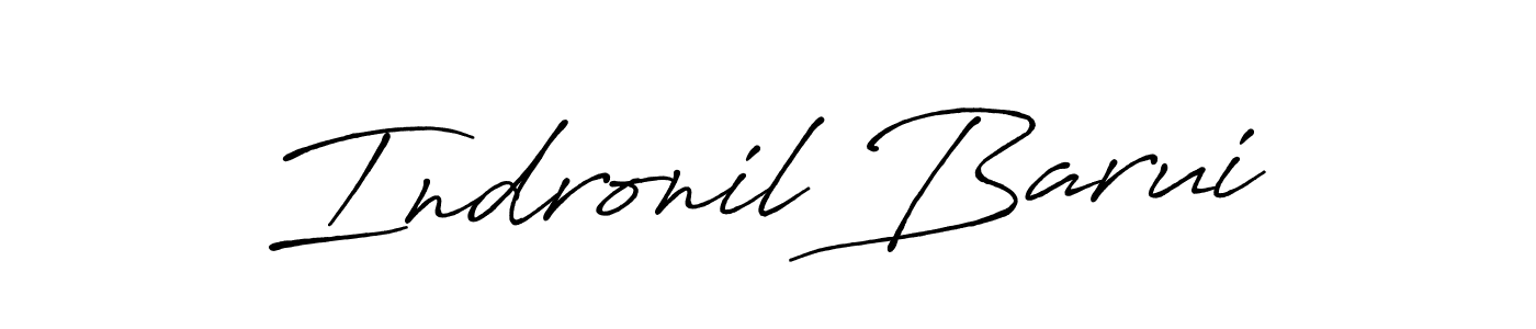 Use a signature maker to create a handwritten signature online. With this signature software, you can design (Antro_Vectra_Bolder) your own signature for name Indronil Barui. Indronil Barui signature style 7 images and pictures png