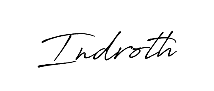 Indroth stylish signature style. Best Handwritten Sign (Antro_Vectra_Bolder) for my name. Handwritten Signature Collection Ideas for my name Indroth. Indroth signature style 7 images and pictures png