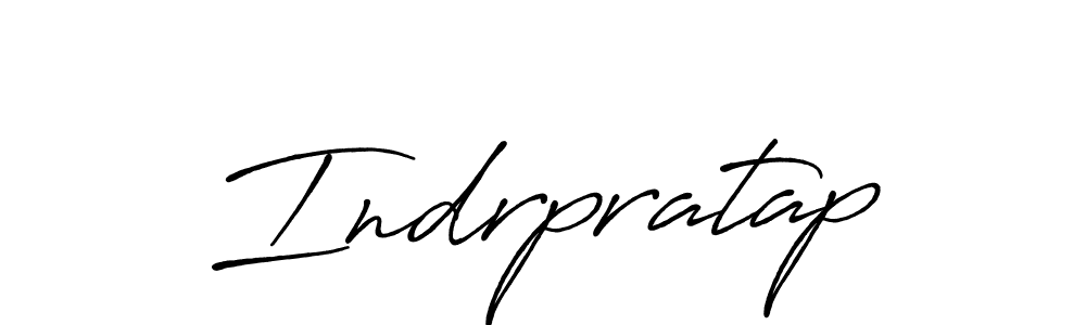 Indrpratap stylish signature style. Best Handwritten Sign (Antro_Vectra_Bolder) for my name. Handwritten Signature Collection Ideas for my name Indrpratap. Indrpratap signature style 7 images and pictures png