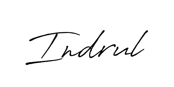 Indrul stylish signature style. Best Handwritten Sign (Antro_Vectra_Bolder) for my name. Handwritten Signature Collection Ideas for my name Indrul. Indrul signature style 7 images and pictures png