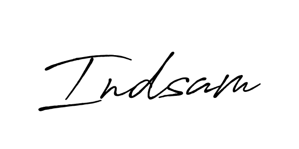Make a beautiful signature design for name Indsam. Use this online signature maker to create a handwritten signature for free. Indsam signature style 7 images and pictures png