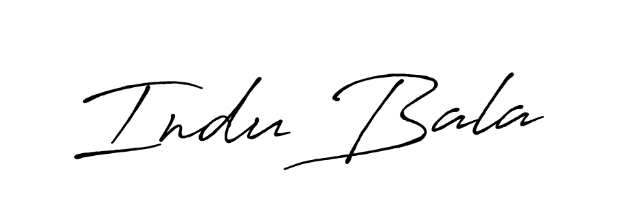 Also we have Indu Bala name is the best signature style. Create professional handwritten signature collection using Antro_Vectra_Bolder autograph style. Indu Bala signature style 7 images and pictures png