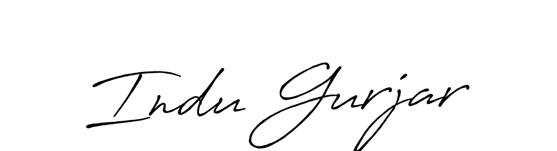 Also You can easily find your signature by using the search form. We will create Indu Gurjar name handwritten signature images for you free of cost using Antro_Vectra_Bolder sign style. Indu Gurjar signature style 7 images and pictures png