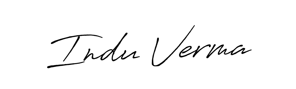 Also You can easily find your signature by using the search form. We will create Indu Verma name handwritten signature images for you free of cost using Antro_Vectra_Bolder sign style. Indu Verma signature style 7 images and pictures png