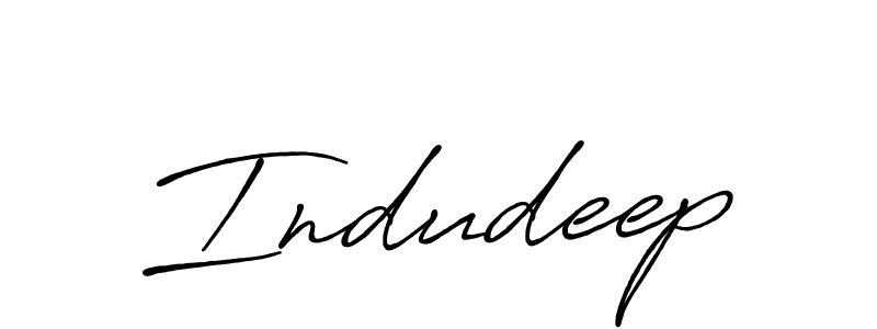 Antro_Vectra_Bolder is a professional signature style that is perfect for those who want to add a touch of class to their signature. It is also a great choice for those who want to make their signature more unique. Get Indudeep name to fancy signature for free. Indudeep signature style 7 images and pictures png