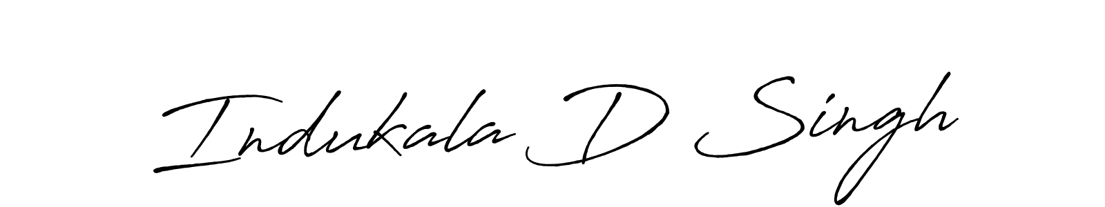 Indukala D Singh stylish signature style. Best Handwritten Sign (Antro_Vectra_Bolder) for my name. Handwritten Signature Collection Ideas for my name Indukala D Singh. Indukala D Singh signature style 7 images and pictures png