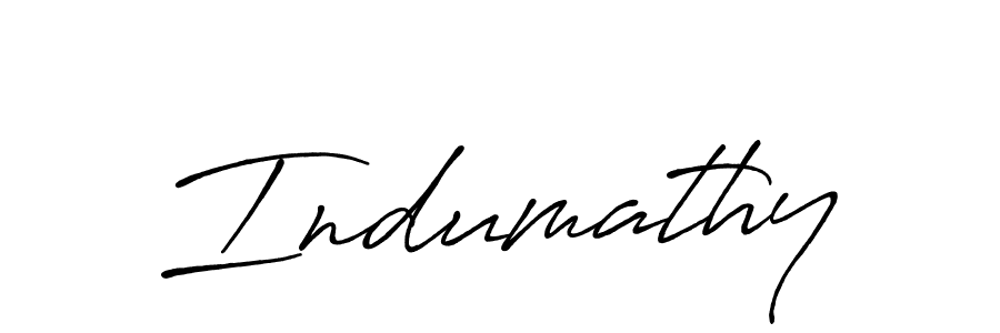 Also You can easily find your signature by using the search form. We will create Indumathy name handwritten signature images for you free of cost using Antro_Vectra_Bolder sign style. Indumathy signature style 7 images and pictures png