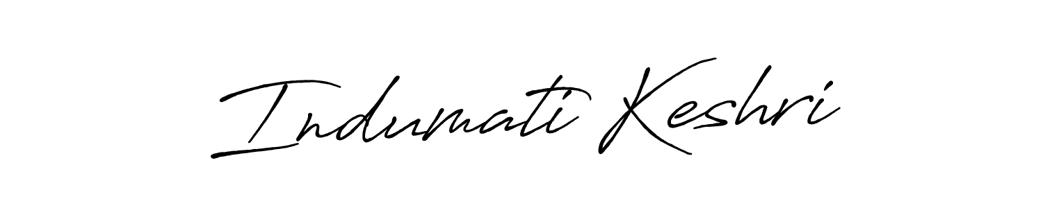 Also You can easily find your signature by using the search form. We will create Indumati Keshri name handwritten signature images for you free of cost using Antro_Vectra_Bolder sign style. Indumati Keshri signature style 7 images and pictures png