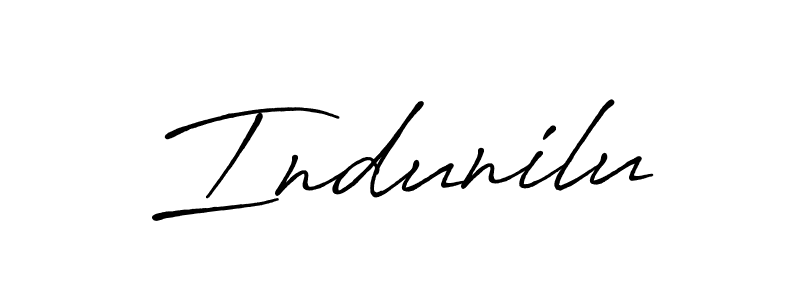 It looks lik you need a new signature style for name Indunilu. Design unique handwritten (Antro_Vectra_Bolder) signature with our free signature maker in just a few clicks. Indunilu signature style 7 images and pictures png