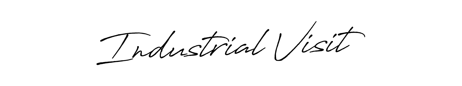 This is the best signature style for the Industrial Visit name. Also you like these signature font (Antro_Vectra_Bolder). Mix name signature. Industrial Visit signature style 7 images and pictures png